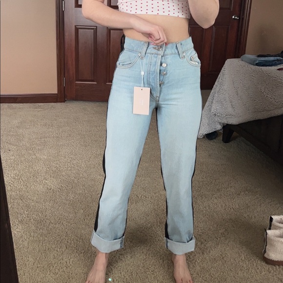 Revice Denim Two Toned Jeans - Picture 3 of 6